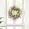 24" Pink, Purple & Yellow Spring Dogwood Floral Wreath